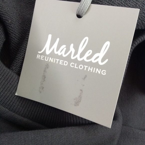 Marled French Terry Crew Neck Pull Over Size XL - Picture 8 of 10